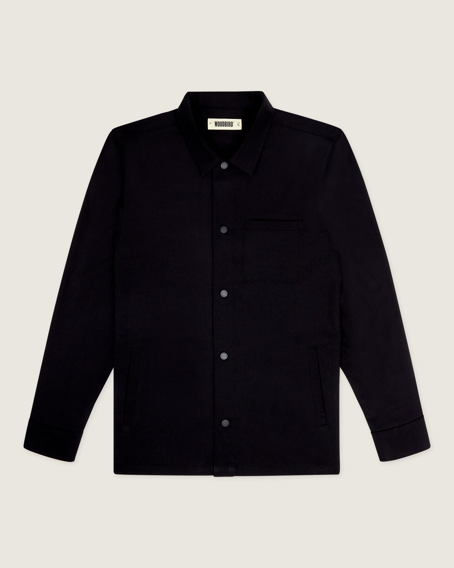 Woodbird Brenti Nickel Shirt Shirts Black