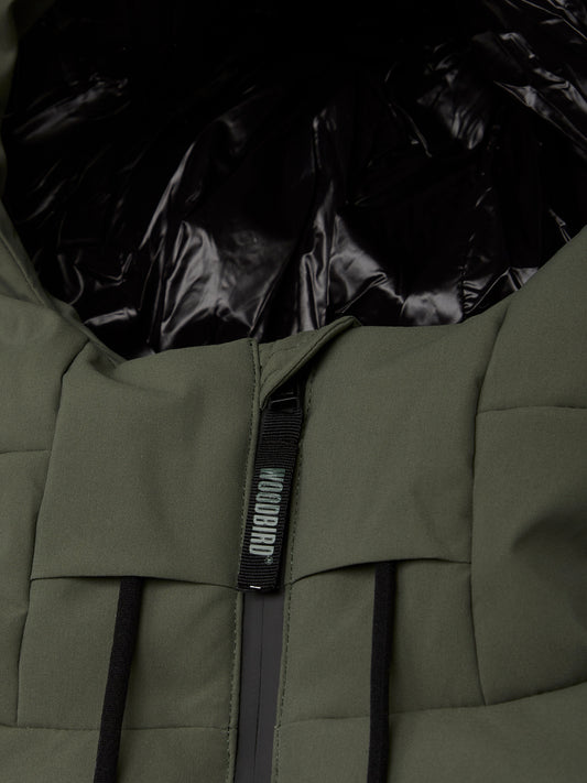 Woodbird WBJoseph Tech Long Jacket Outerwear Army