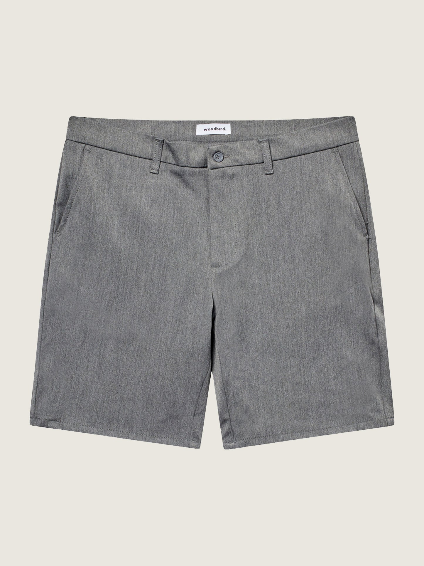 Woodbird Steffen Twill Shorts Shorts Light Grey