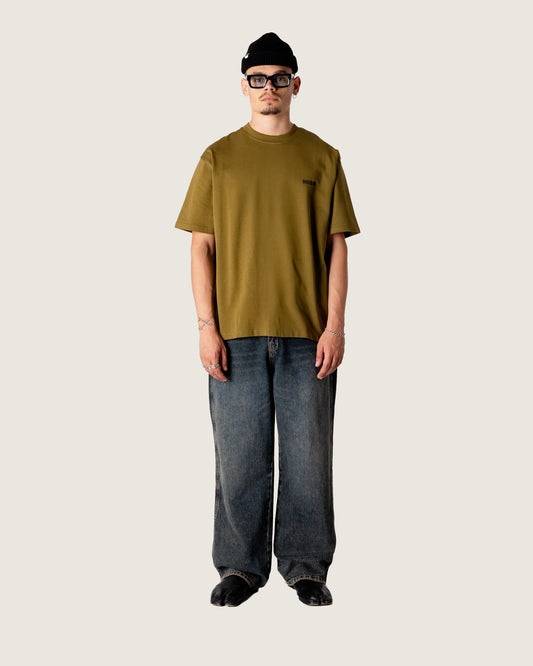 Woodbird WBBaine Balance tee T-Shirts Dark Green