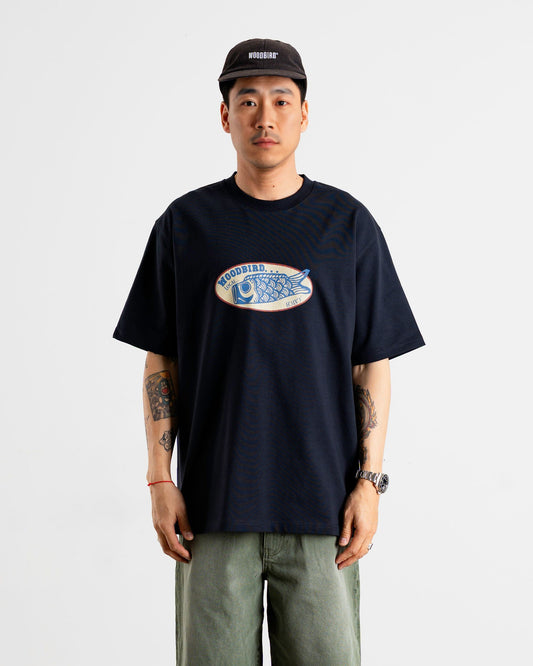 Woodbird WBBaine Catch Tee T-Shirts Black