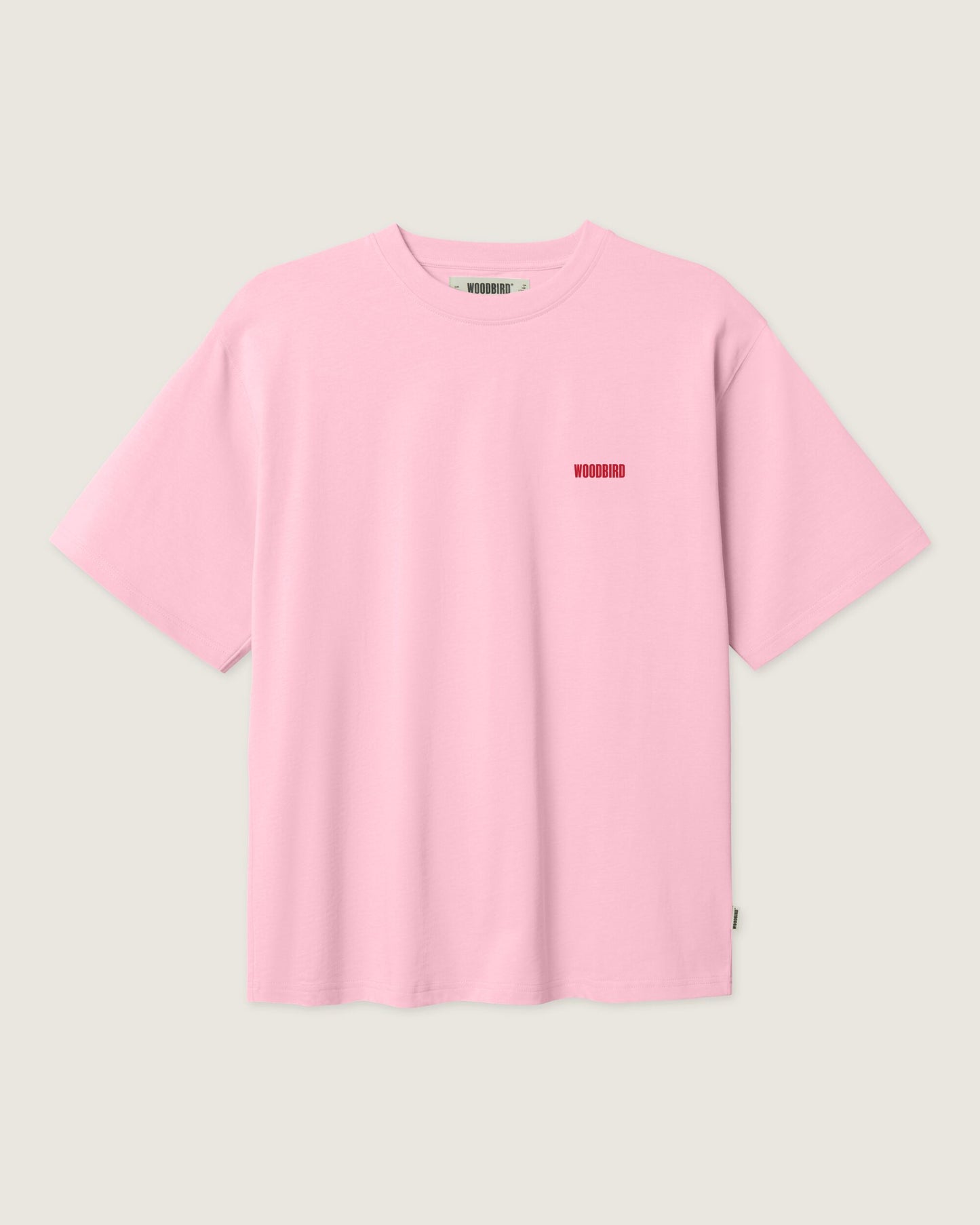Woodbird WBBaine Founded Tee T-Shirts Dusty Rose