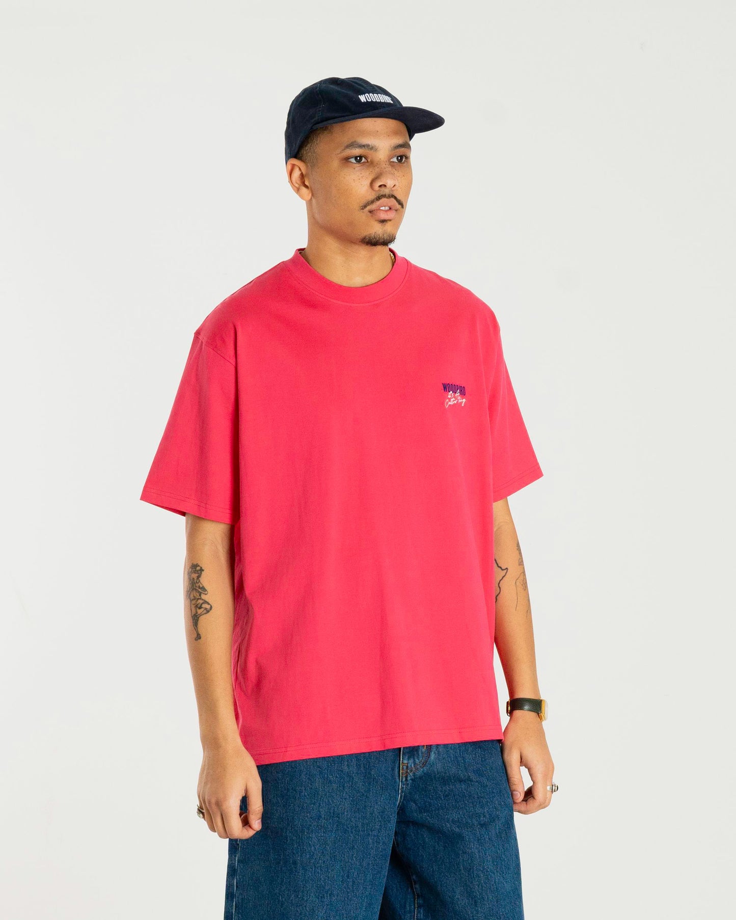 Woodbird WBBaine Ganbei Tee T-Shirts Pink