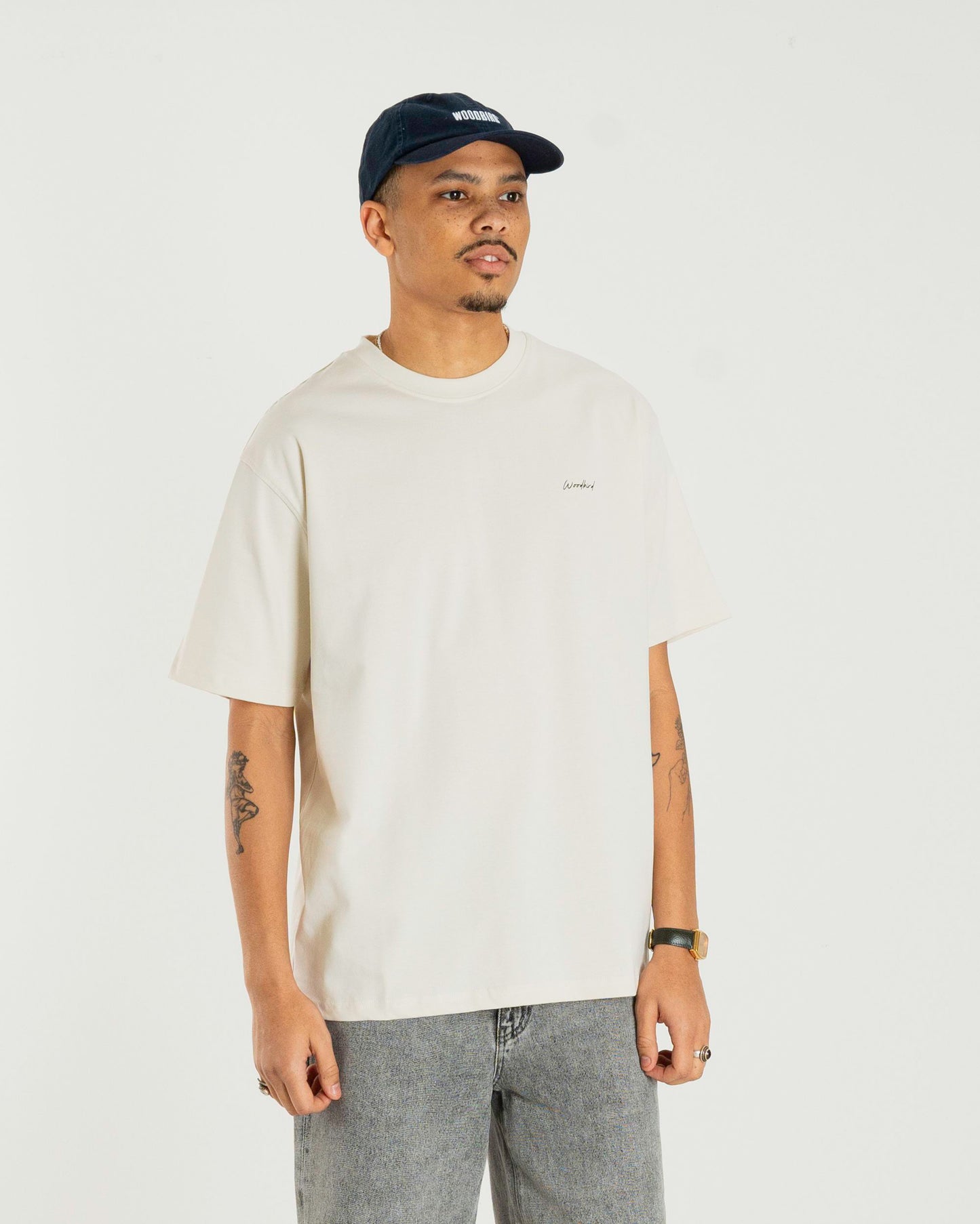 Woodbird WBBaine HongBao Tee T-Shirts Off White