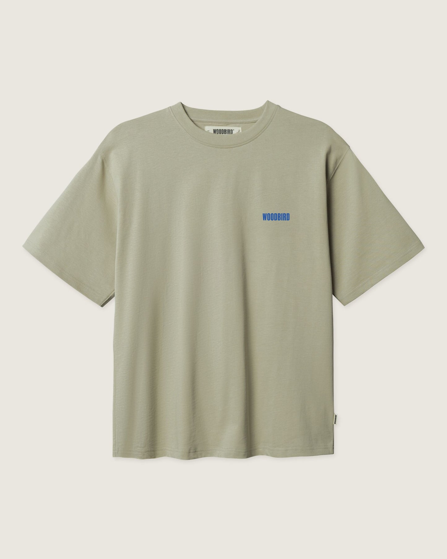 Woodbird WBBaine Space Tee T-Shirts Stone