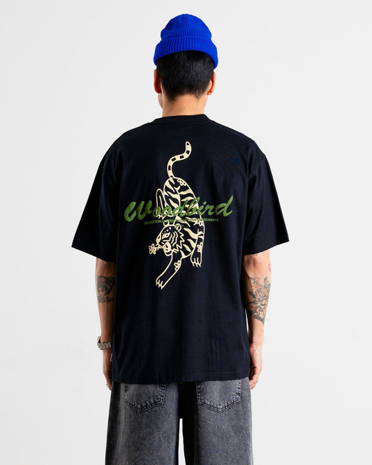 Woodbird WBBaine Tiger tee T-Shirts Black