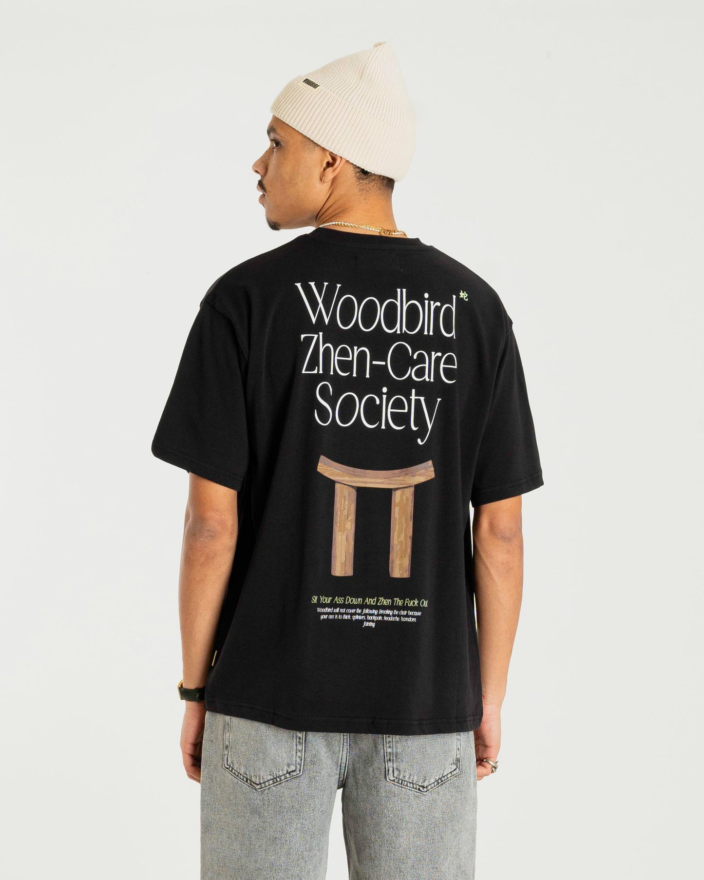 Woodbird WBBaine Zhen Tee. T-Shirts Black