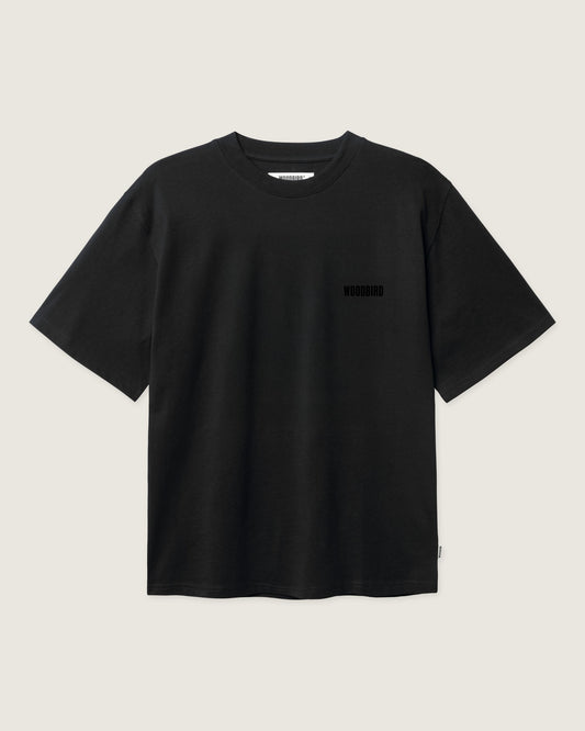 Woodbird WBBaine intro tee T-Shirts Black