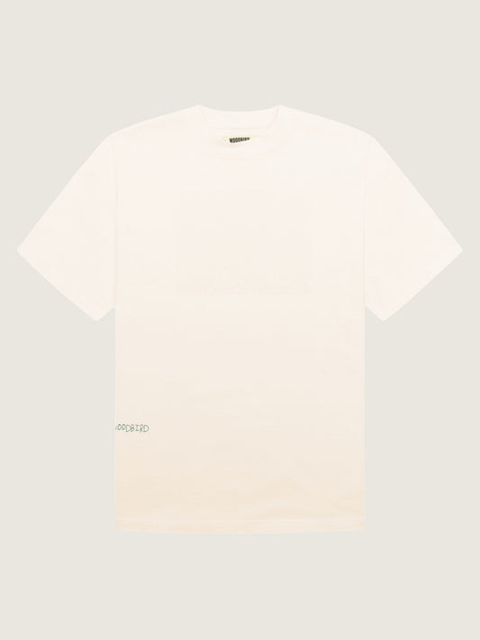 Woodbird Female WBBalo Vase Tee T-Shirts Off White - Green