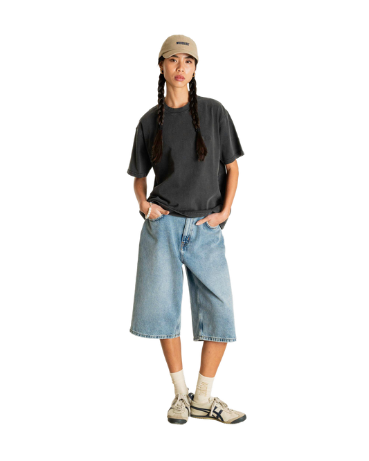 Woodbird Female WBBalo Washed Tee T-Shirts Black