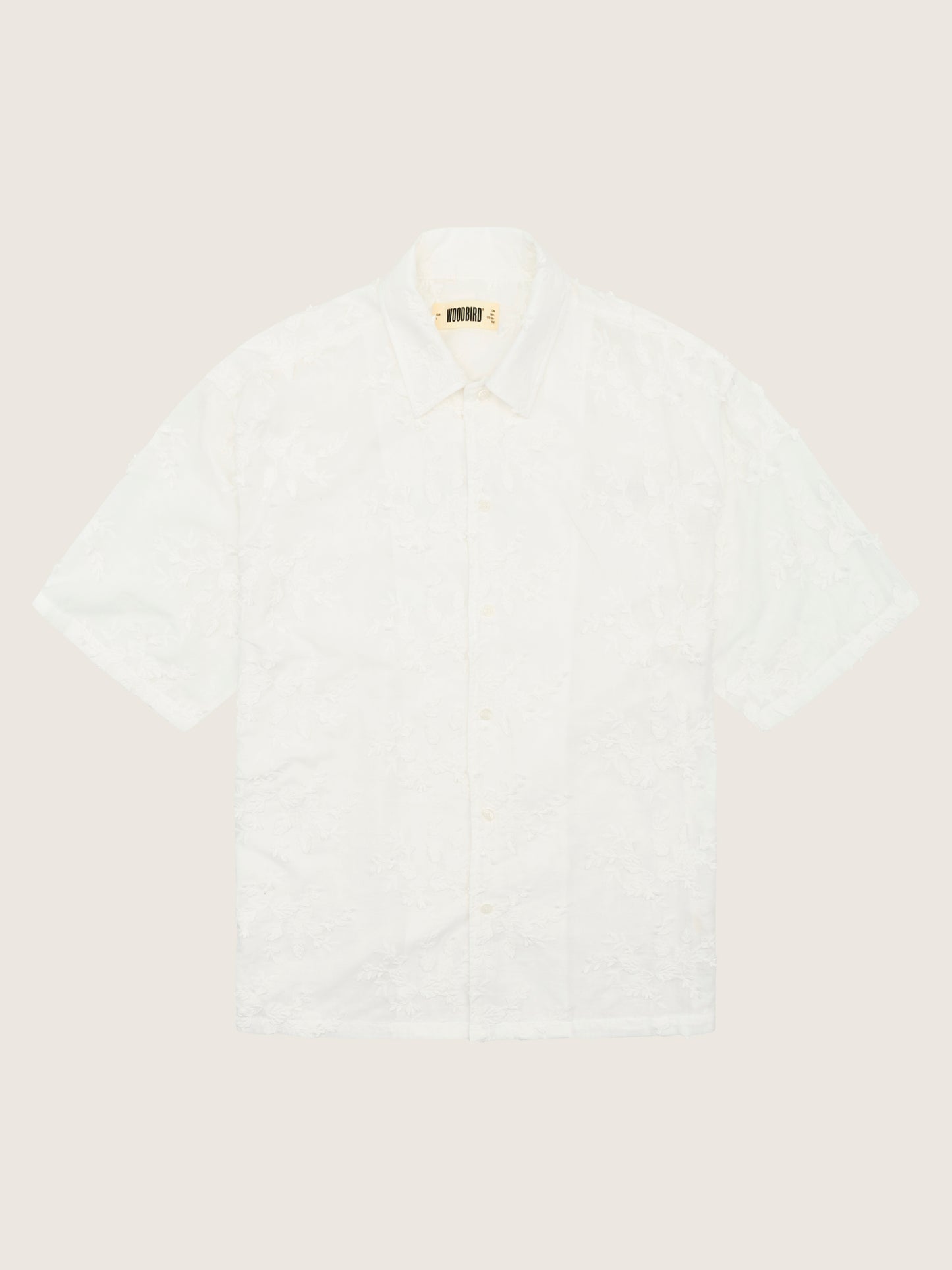 Woodbird WBBanks Flower Shirt Shirts Off White