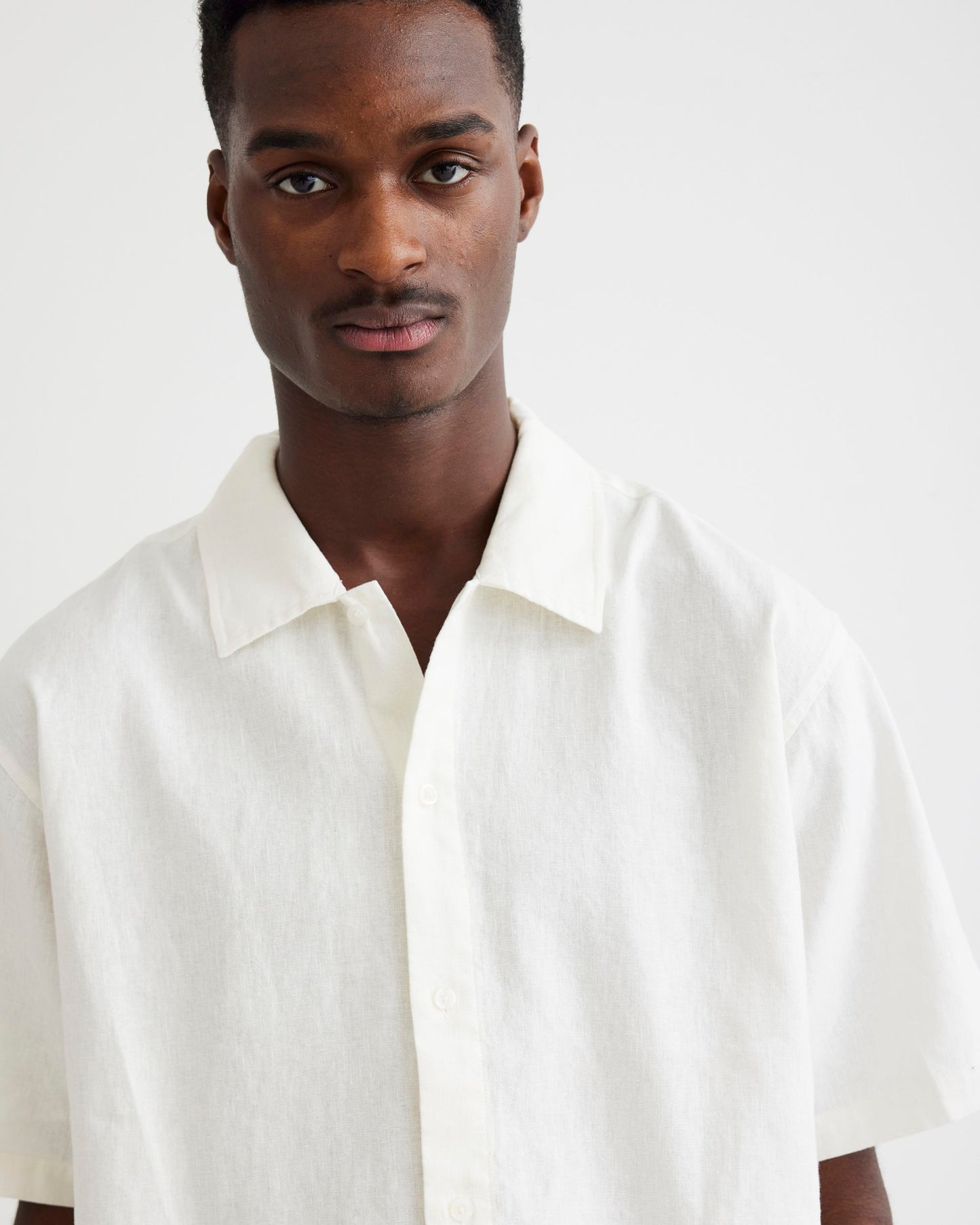 Woodbird WBBanks Linen Shirt Shirts Off White