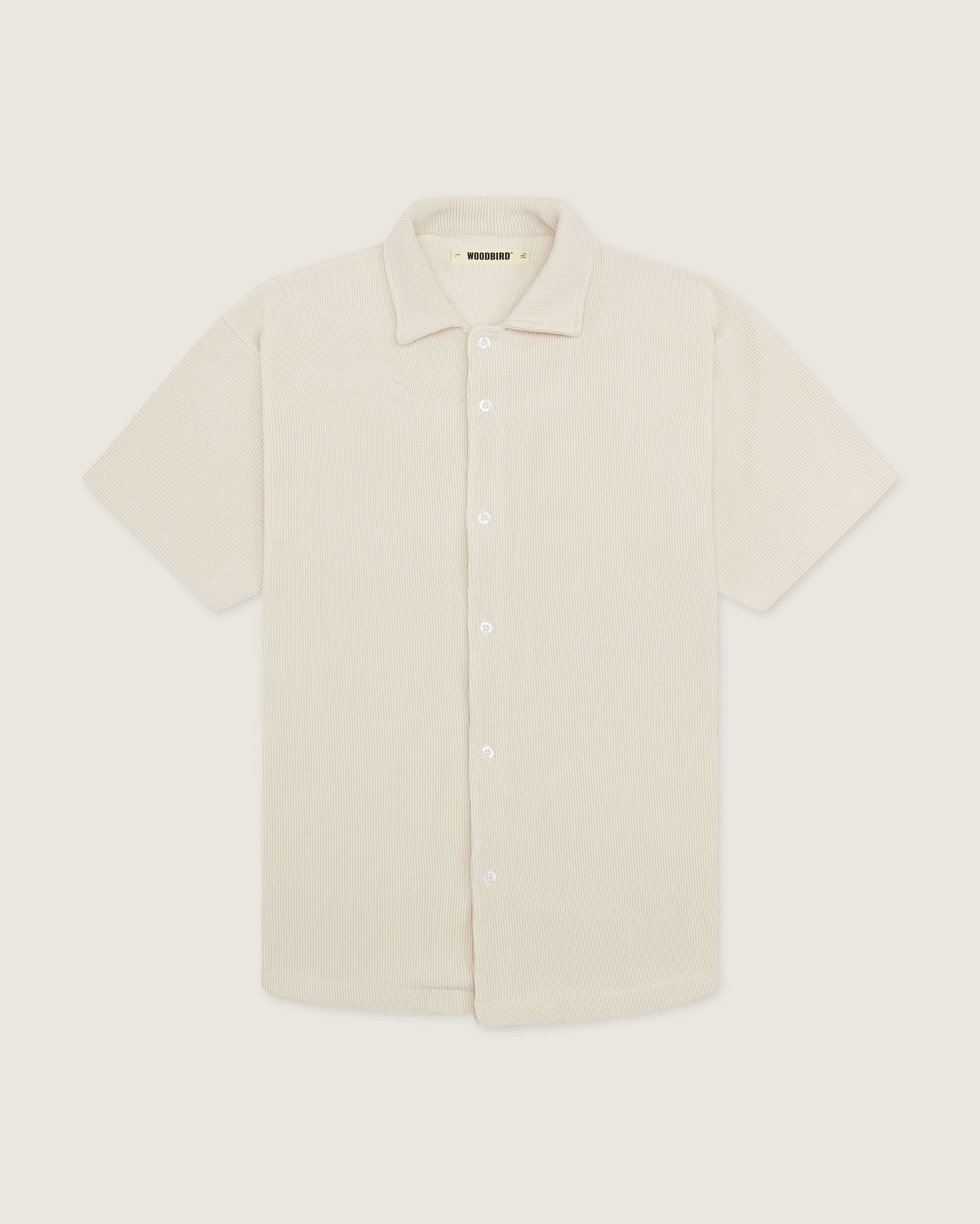 Woodbird WBBanks Plisse Shirt Shirts Off White