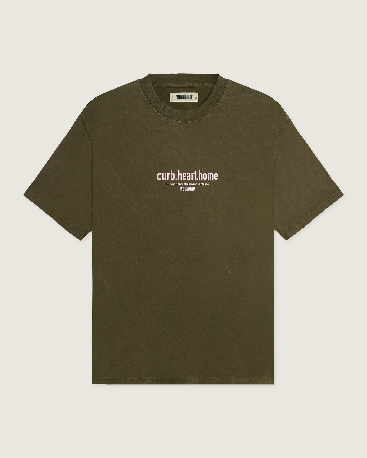 Woodbird WBBeam Dye Tee T-Shirts Dark Brown