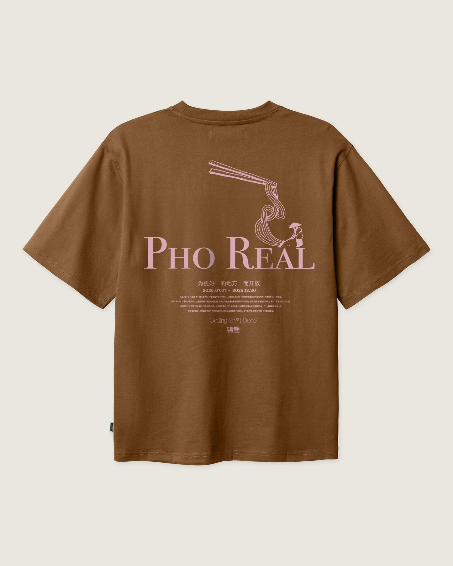 Woodbird WBBeam Pho Tee T-Shirts Dark Brown
