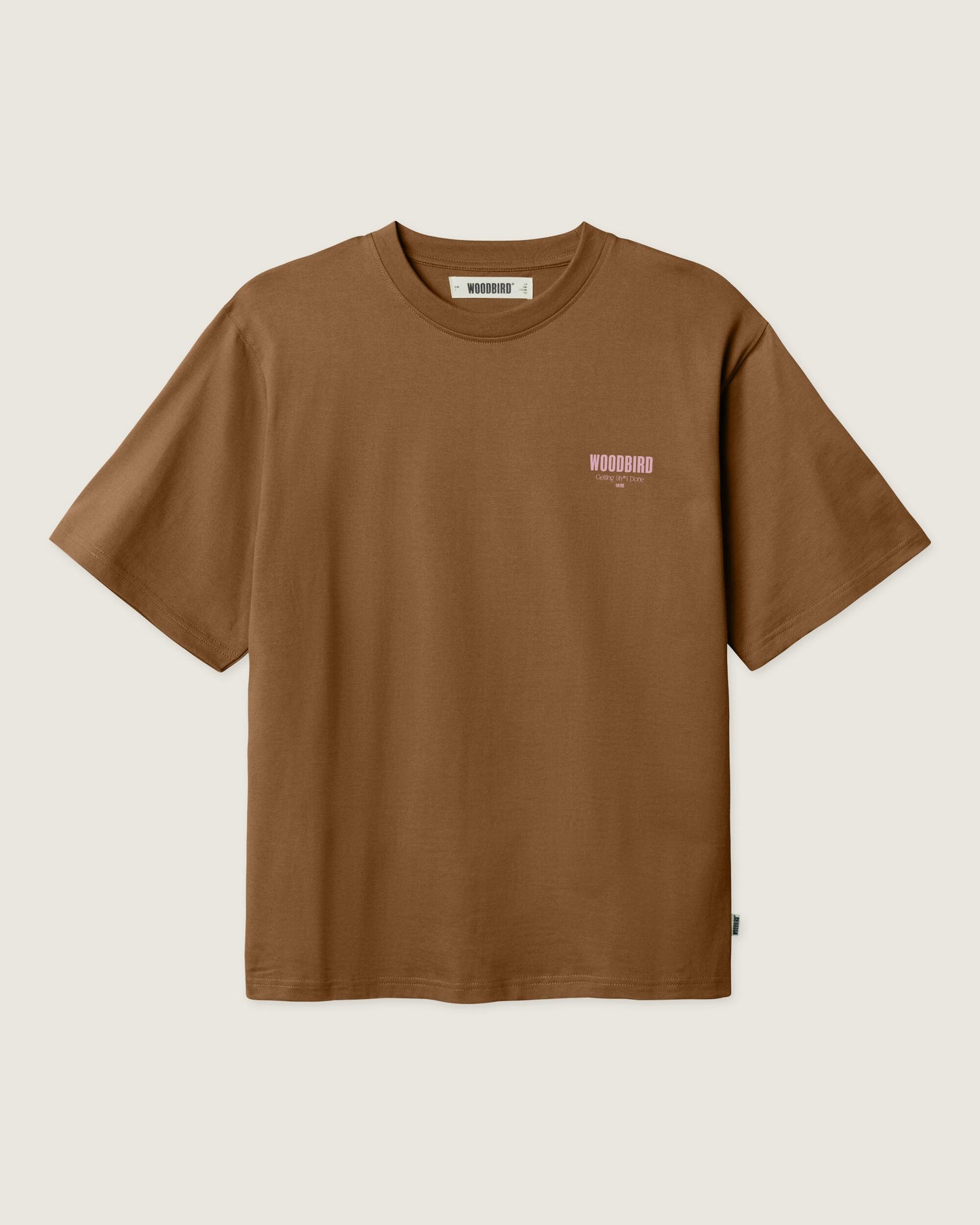 Woodbird WBBeam Pho Tee T-Shirts Dark Brown