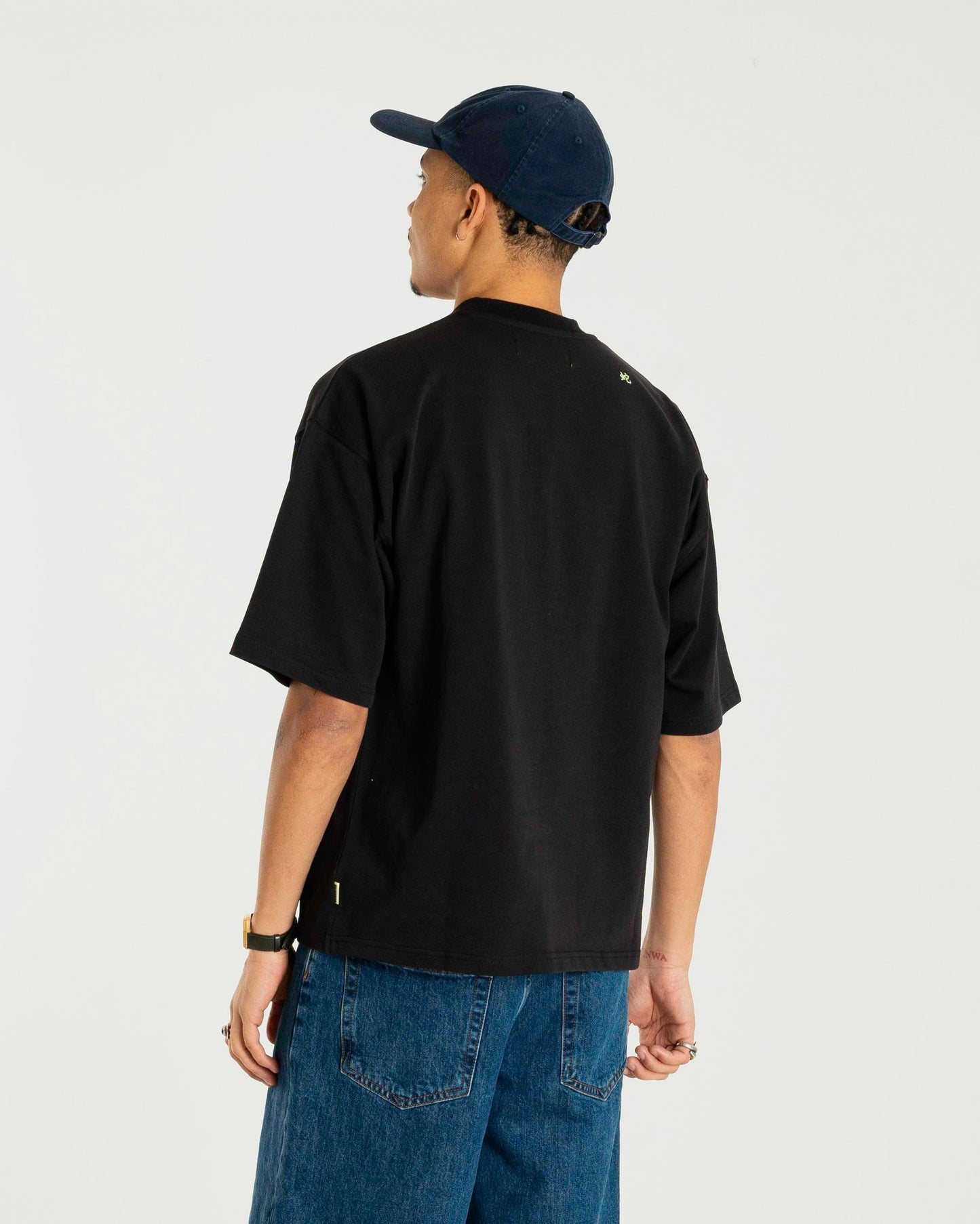 Woodbird WBBeam Zhen Tee. T-Shirts Black