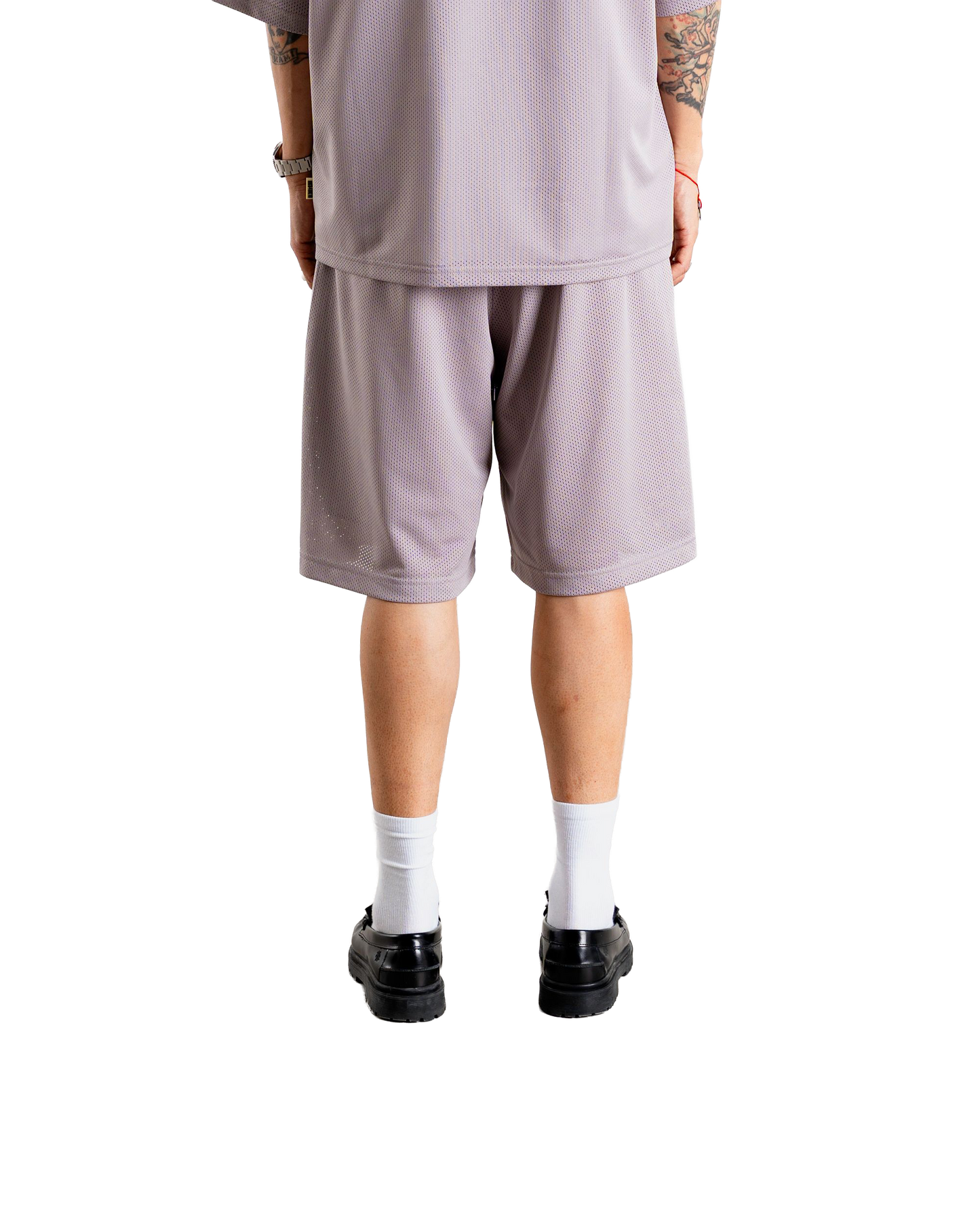 Woodbird WBBen Mesh Shorts Shorts Grey-Purple