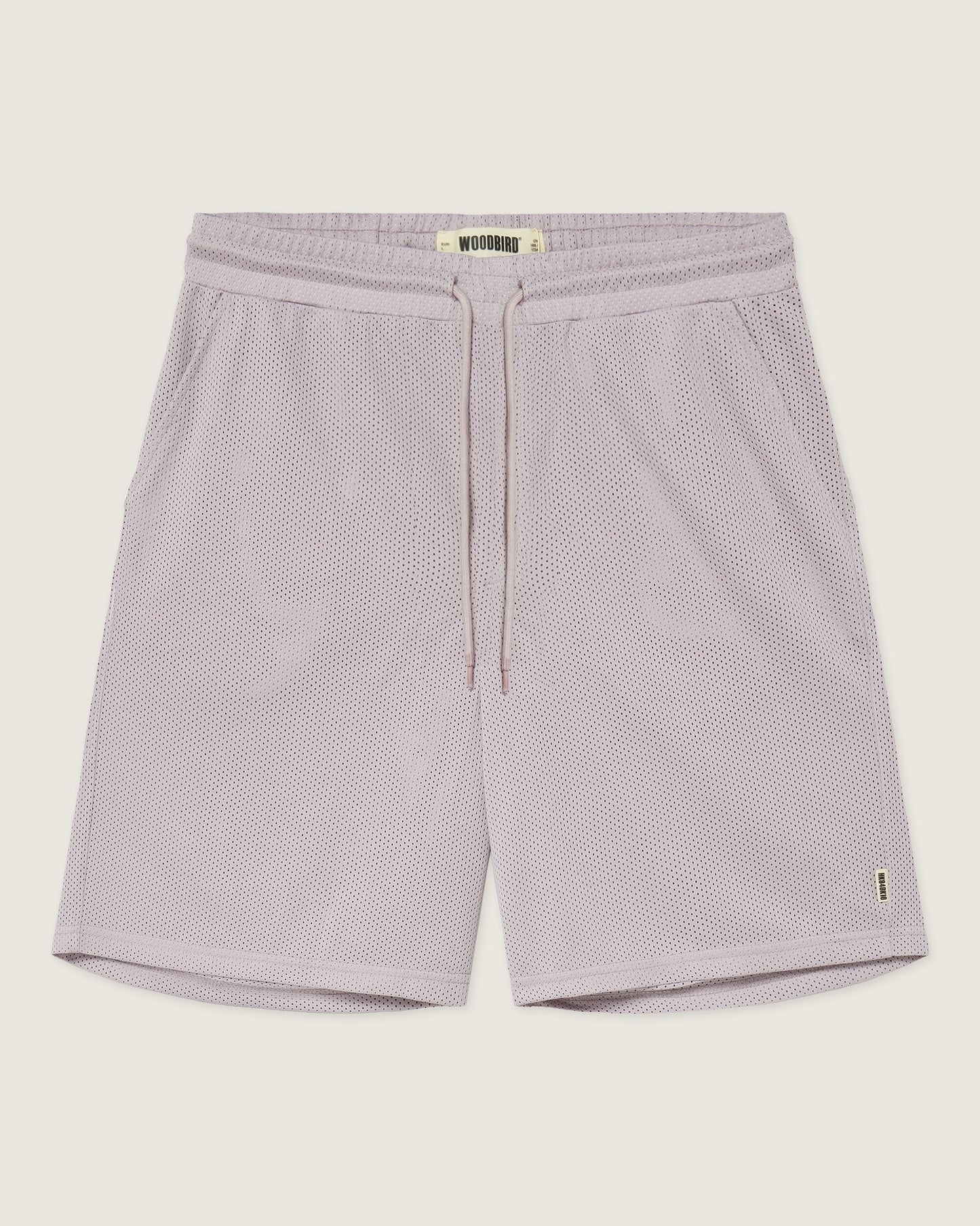 Woodbird WBBen Mesh Shorts Shorts Grey-Purple