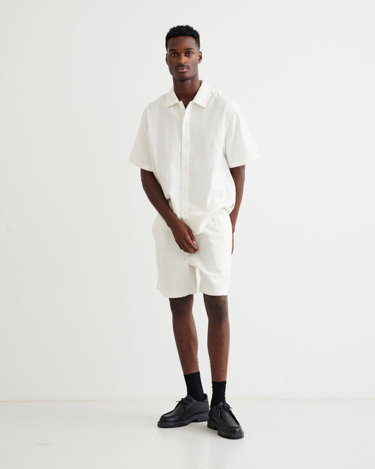 Woodbird WBBommy Linen Shorts Shorts Off White
