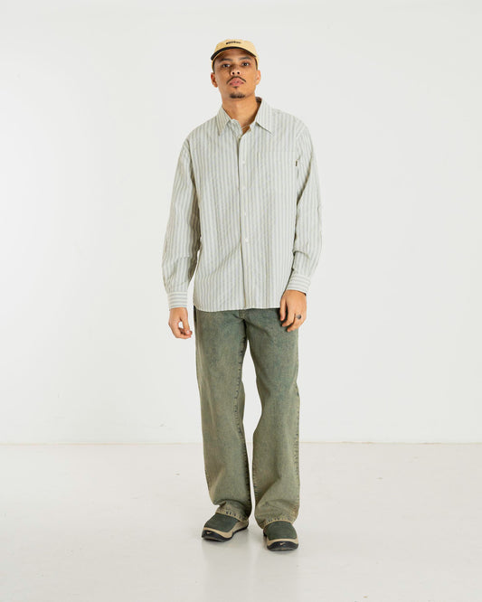Woodbird WBBuzo Hoi Shirt Shirts Grey
