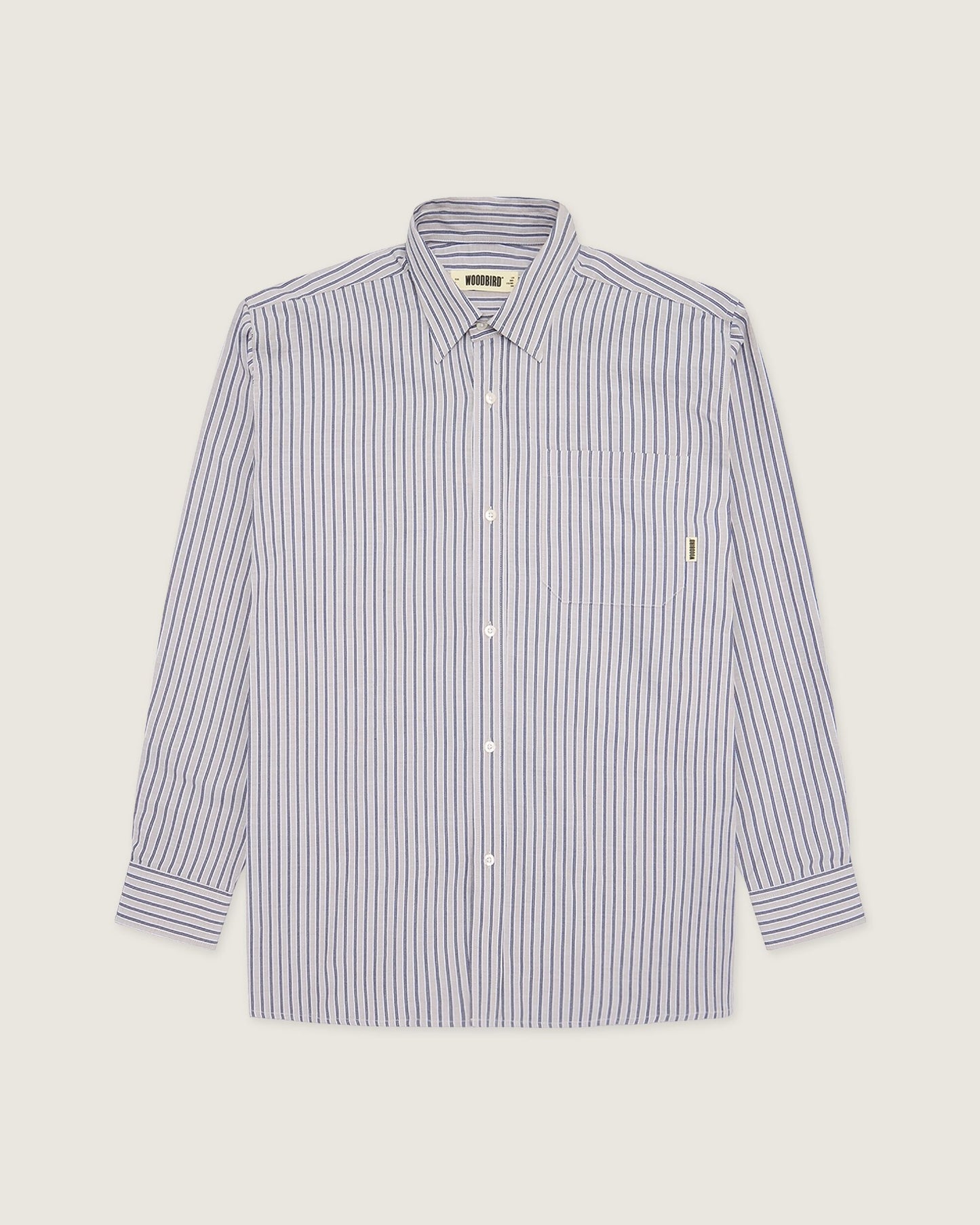 Woodbird WBBuzo Ming Shirt Shirts Grey