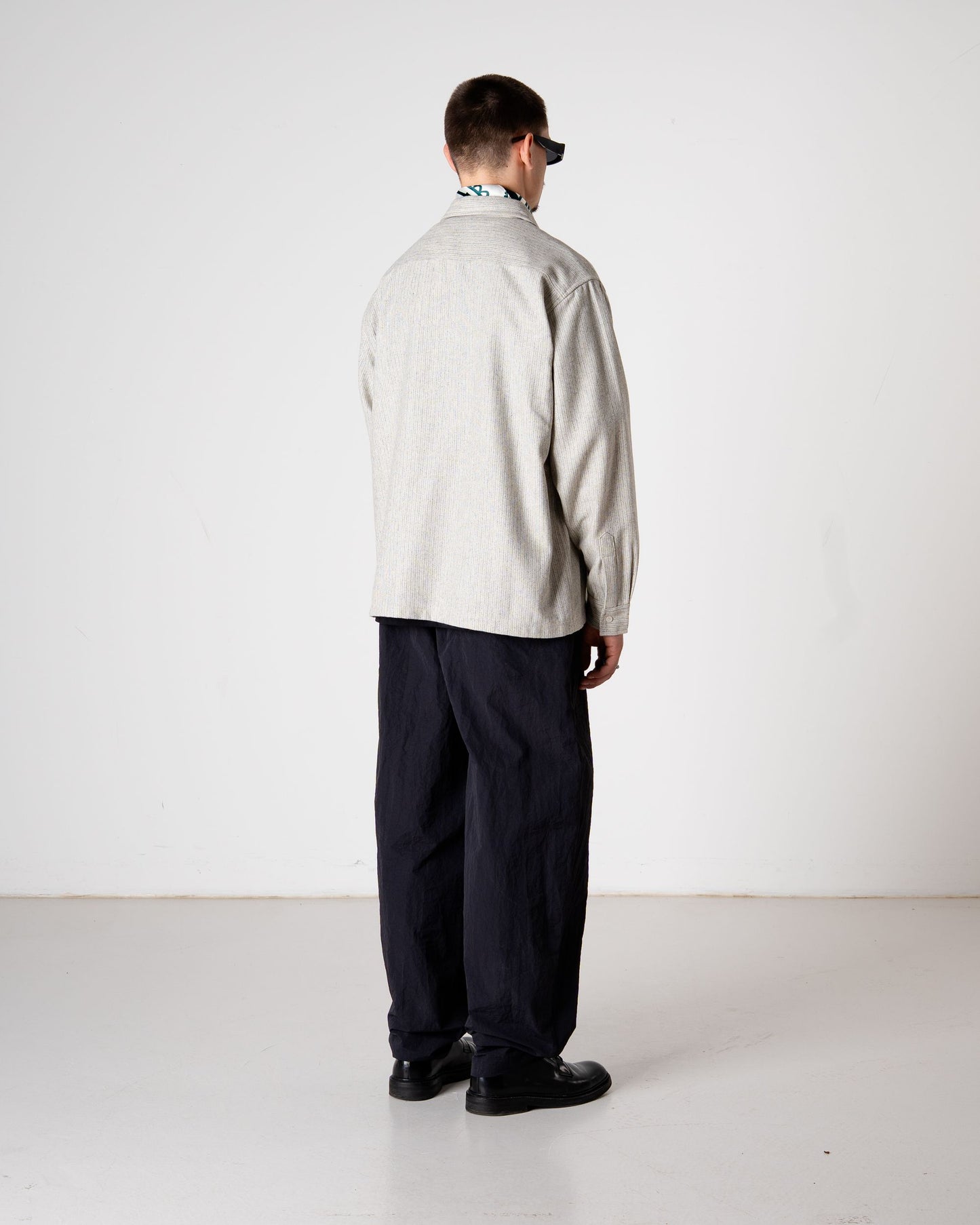Woodbird WBBuzo Wool Shirt Shirts Grey