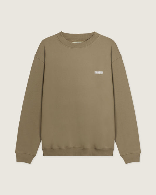 Woodbird WBCane Home Crew Sweats Khaki