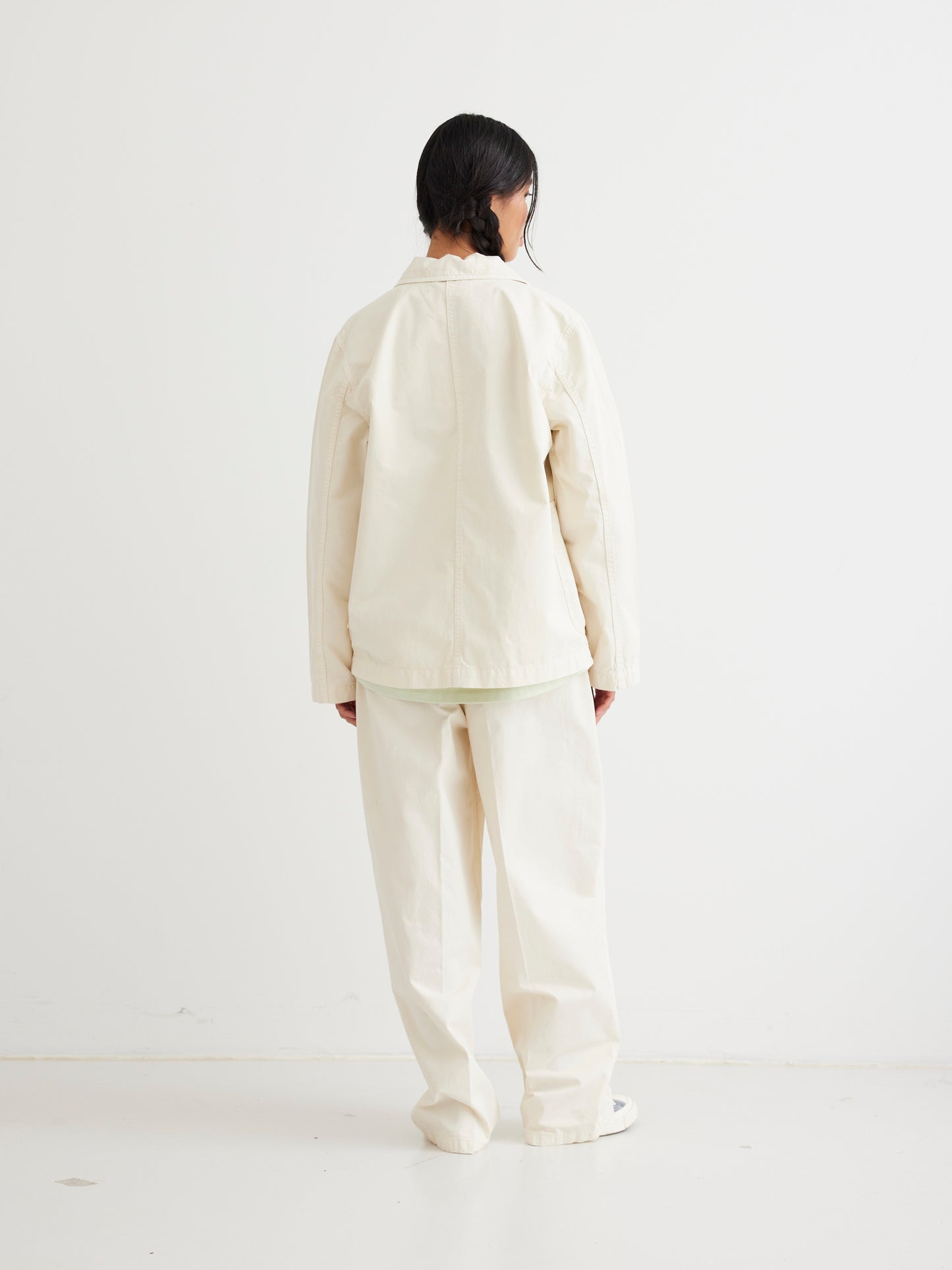Woodbird Female WBClyde Paper Jacket Jackets Off White