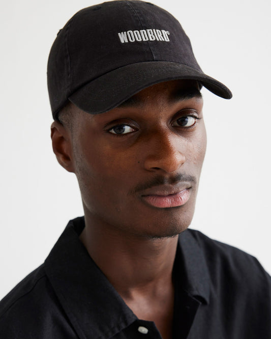 Woodbird Core Twill Cap Accessories Black-White
