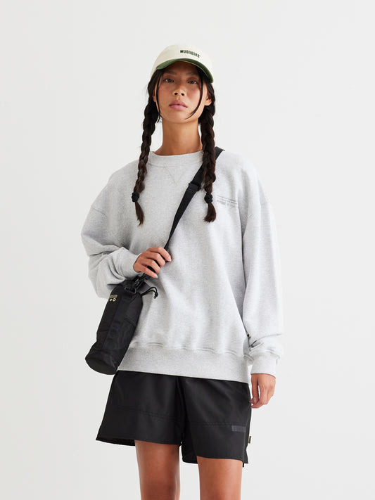 Woodbird Female WBCupe Tech Crew Sweats Light Grey Melange