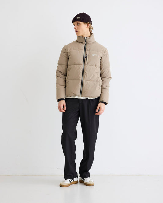 Woodbird WBDapper Puff Jacket Outerwear Stone