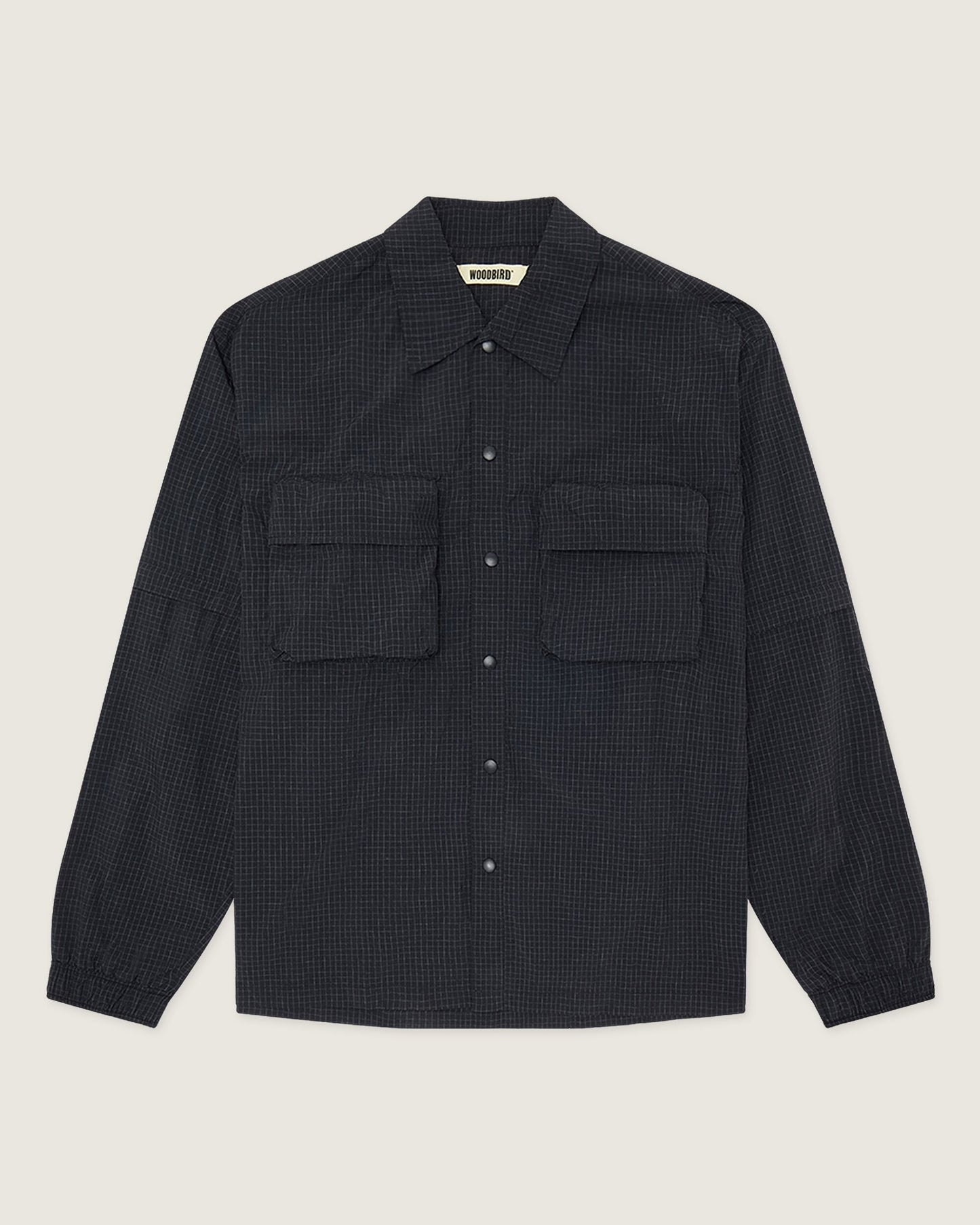 Woodbird WBDim Sports Shirt Shirts Black