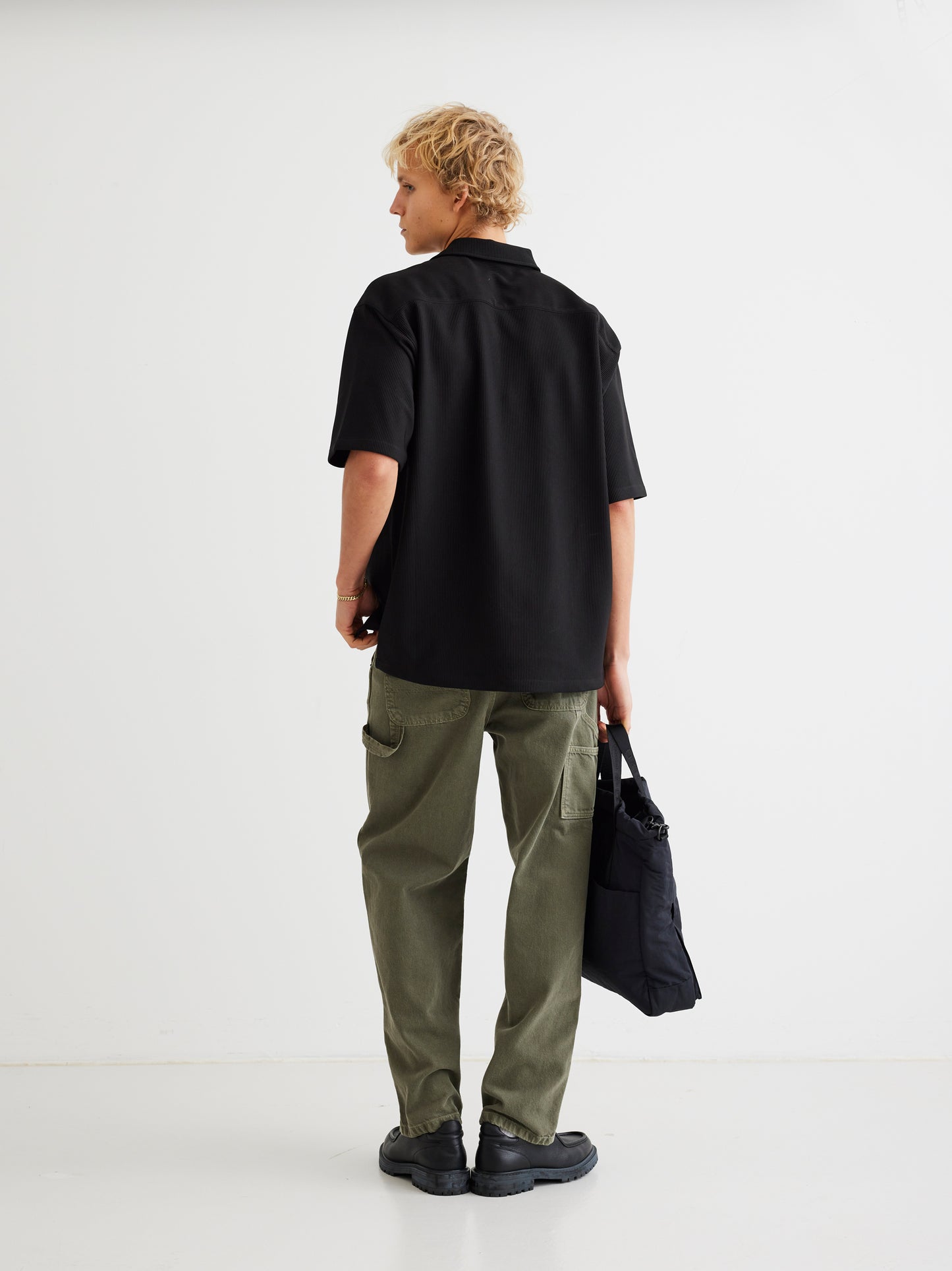 Woodbird WBDizzon Carpenter Pants Dust Green