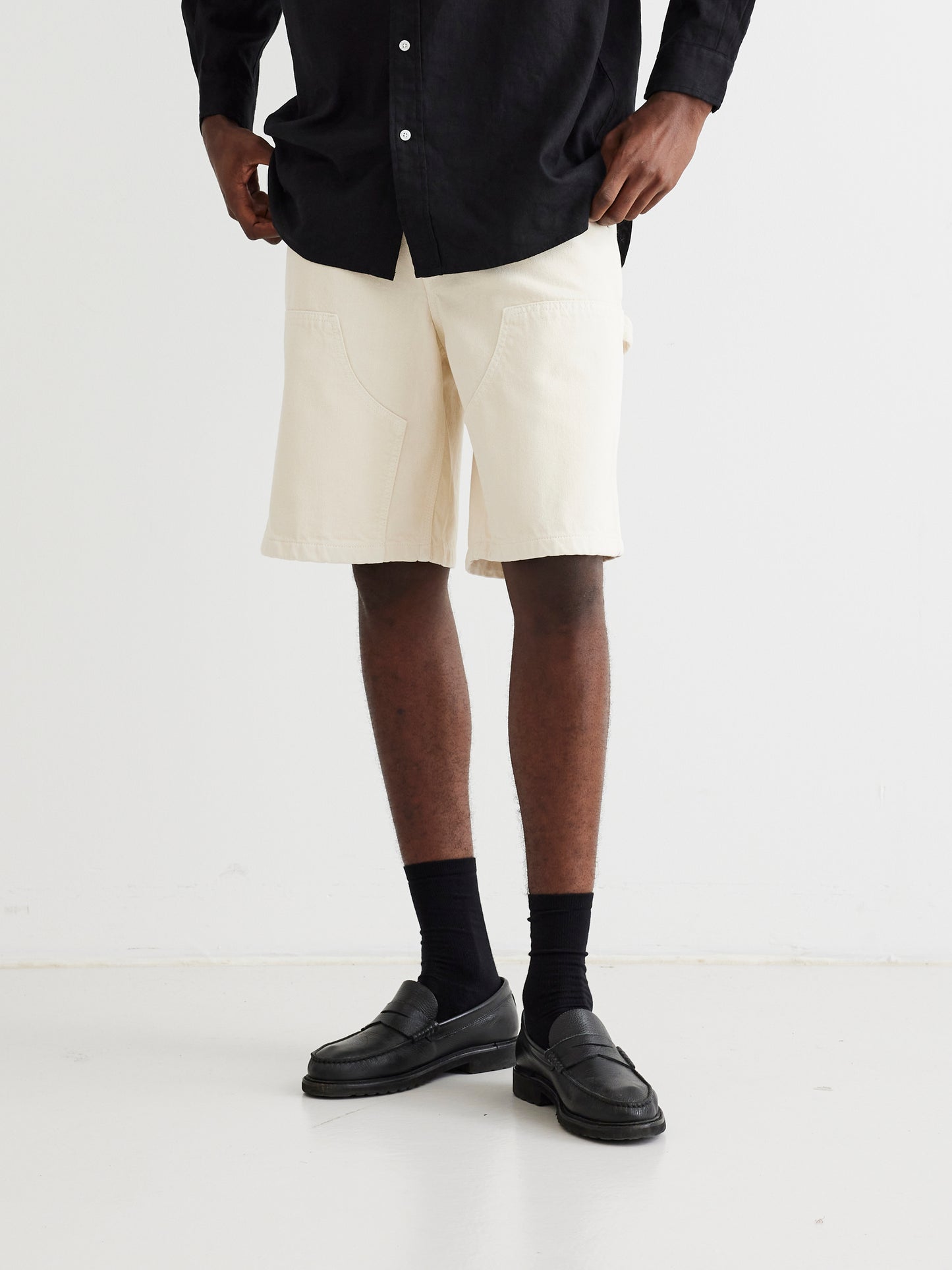 Woodbird WBDizzon Carpenter Shorts Shorts Off White