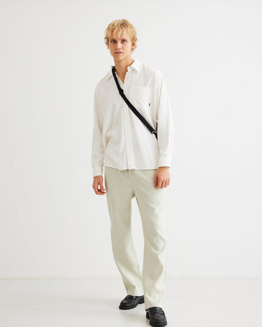 Woodbird WBEik Linen Pant Pants Mint Green