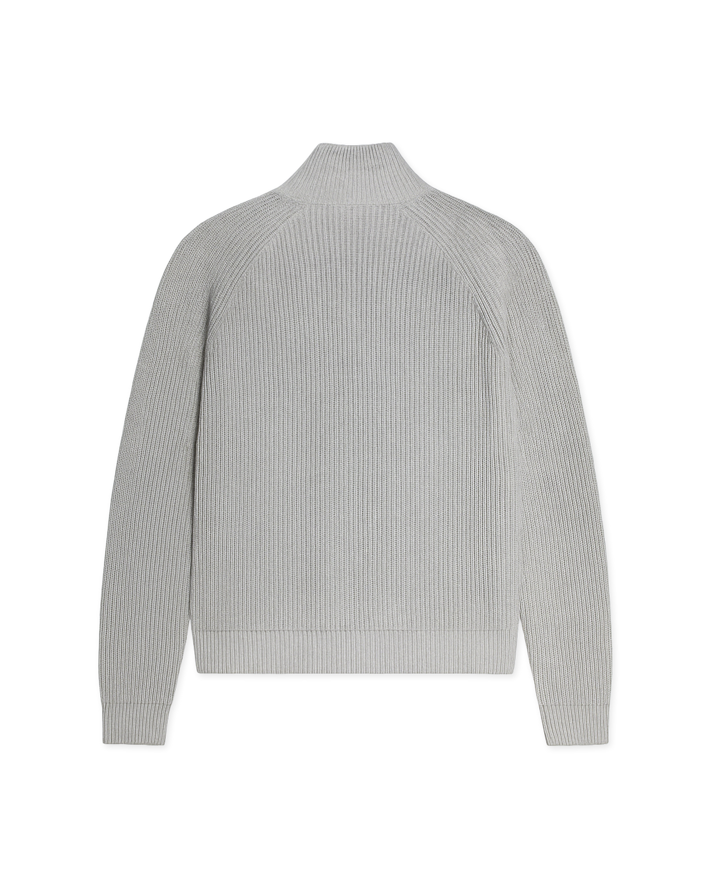 Woodbird WBJass Wool Zip Knits Light Grey Melange