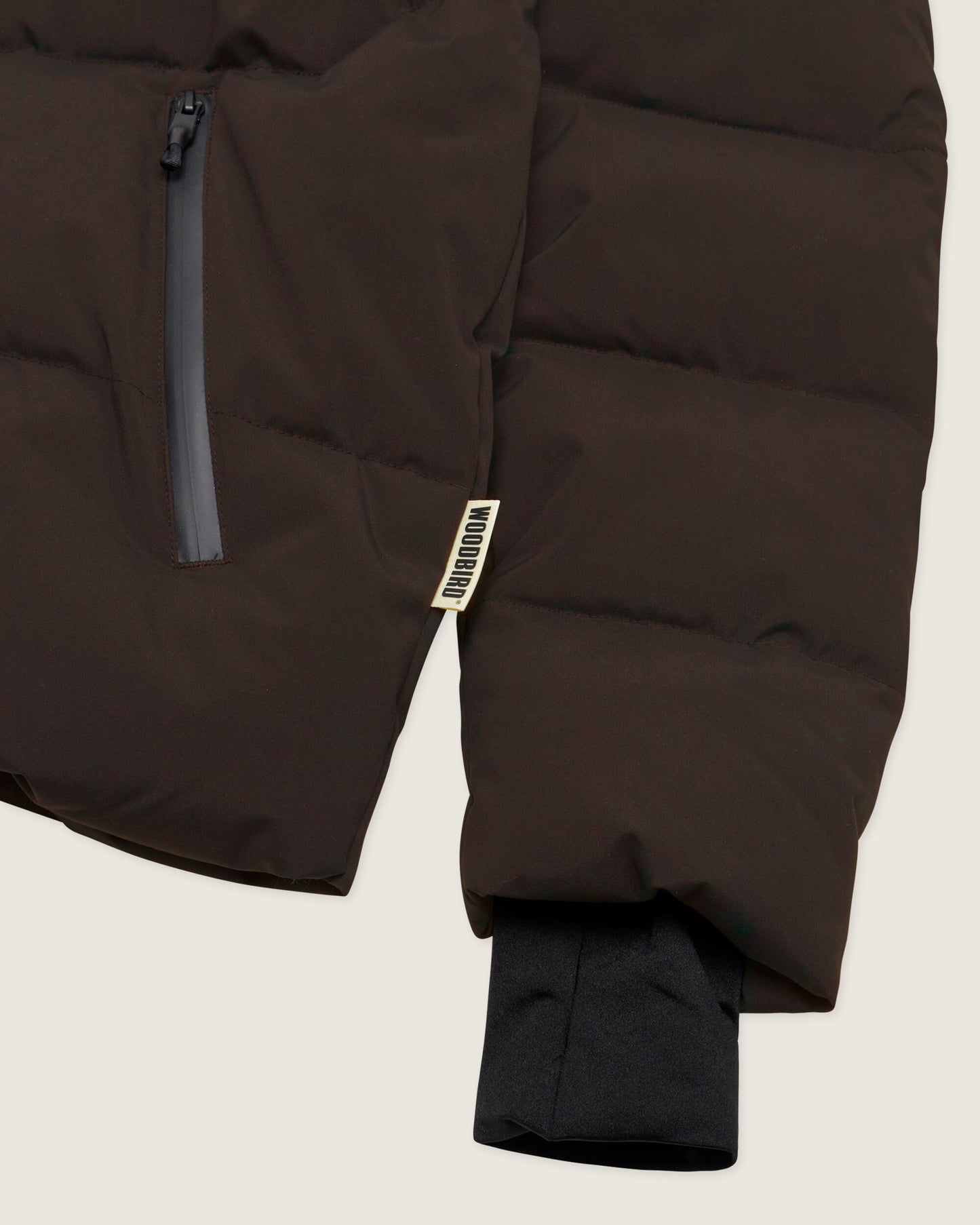 Woodbird WBJoseph Tech Jacket Outerwear Chocolate brown