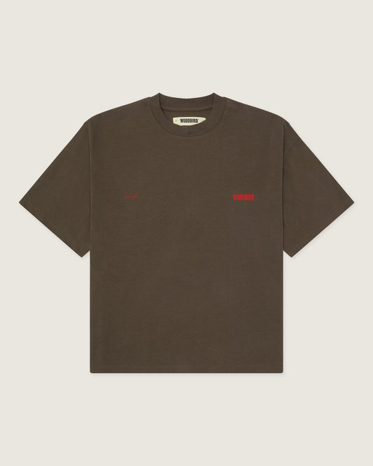 Woodbird Female WBJuno 8410 Tee T-Shirts Brown