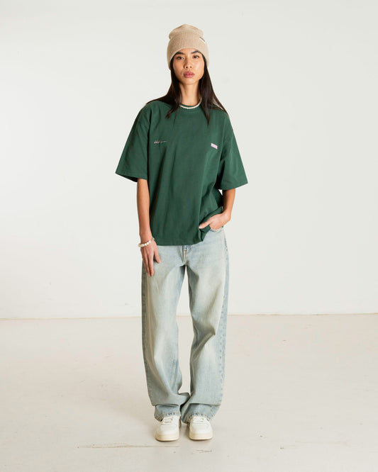 Woodbird Female WBJuno 8410 Tee T-Shirts Dark Green