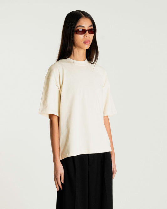 Woodbird Female WBJuno Base Tee T-Shirts Off White