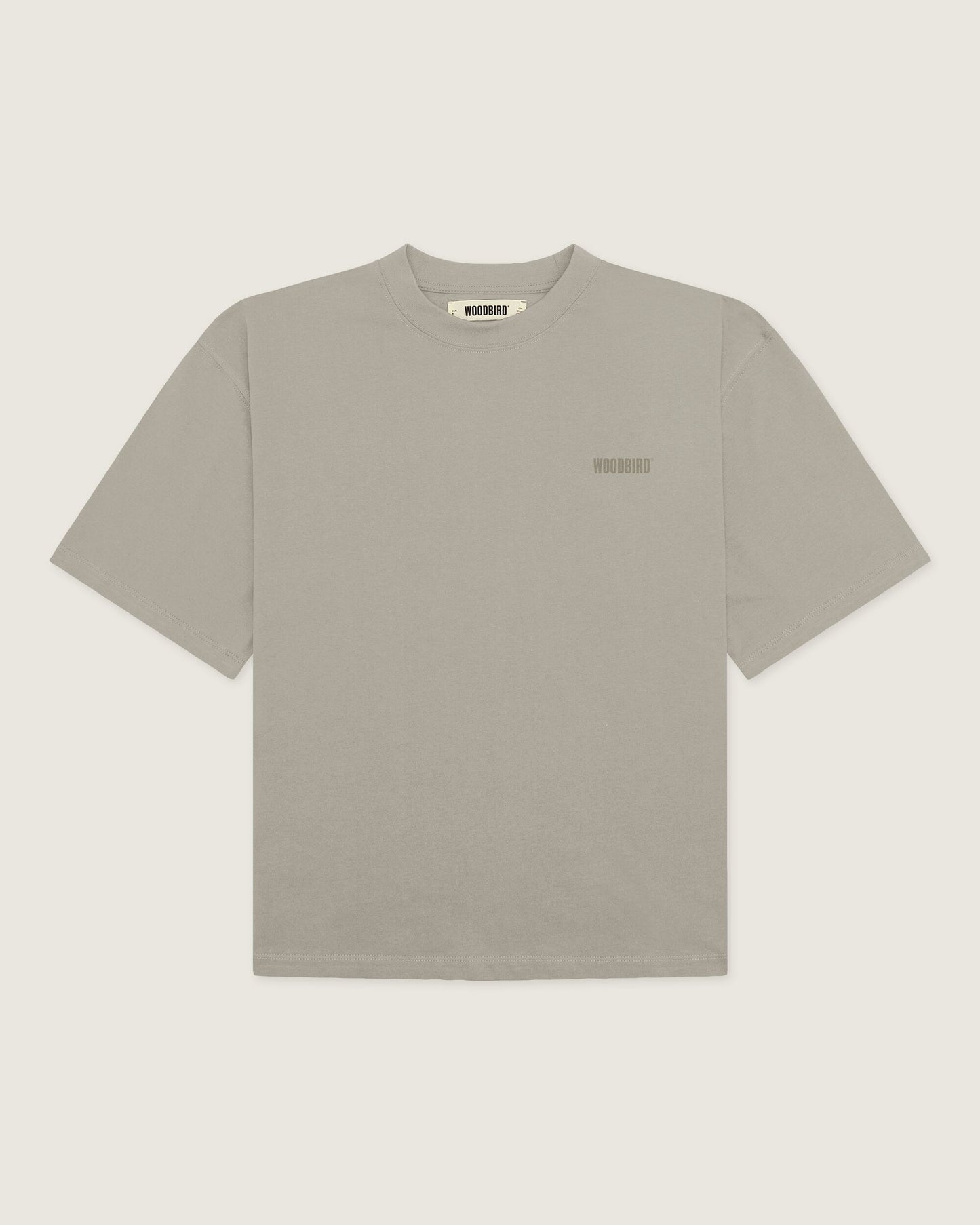 Woodbird Female WBJuno Base Tee T-Shirts Stone