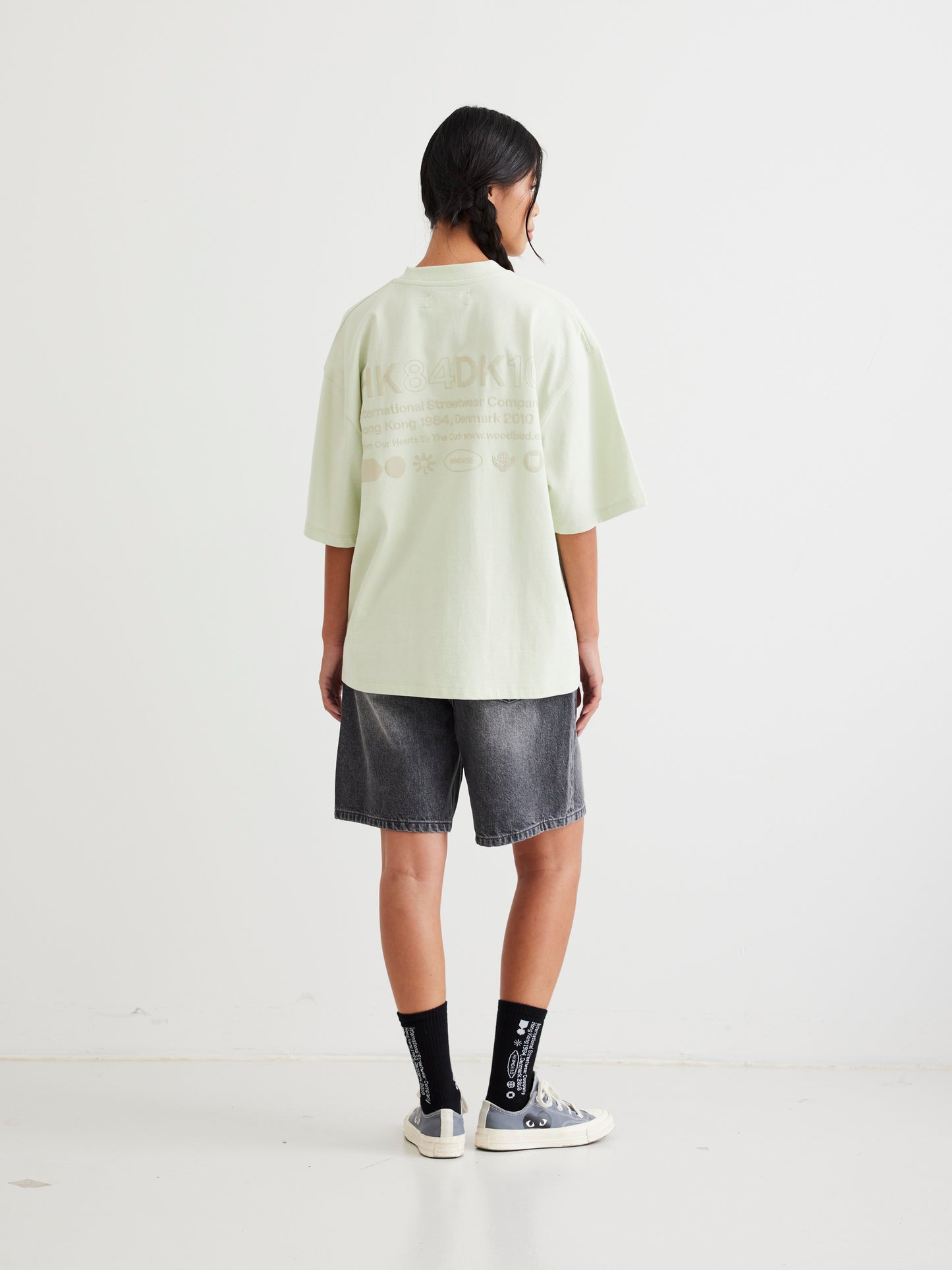 Woodbird Female WBJuno HKDK Tee T-Shirts Mint Green