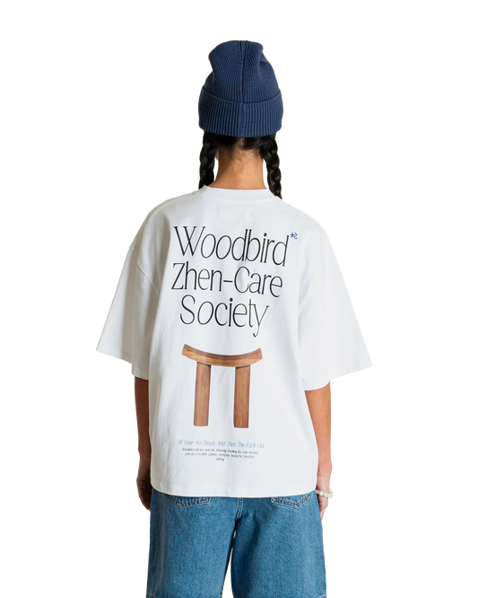 Woodbird Female WBJuno Zhen Tee T-Shirts White