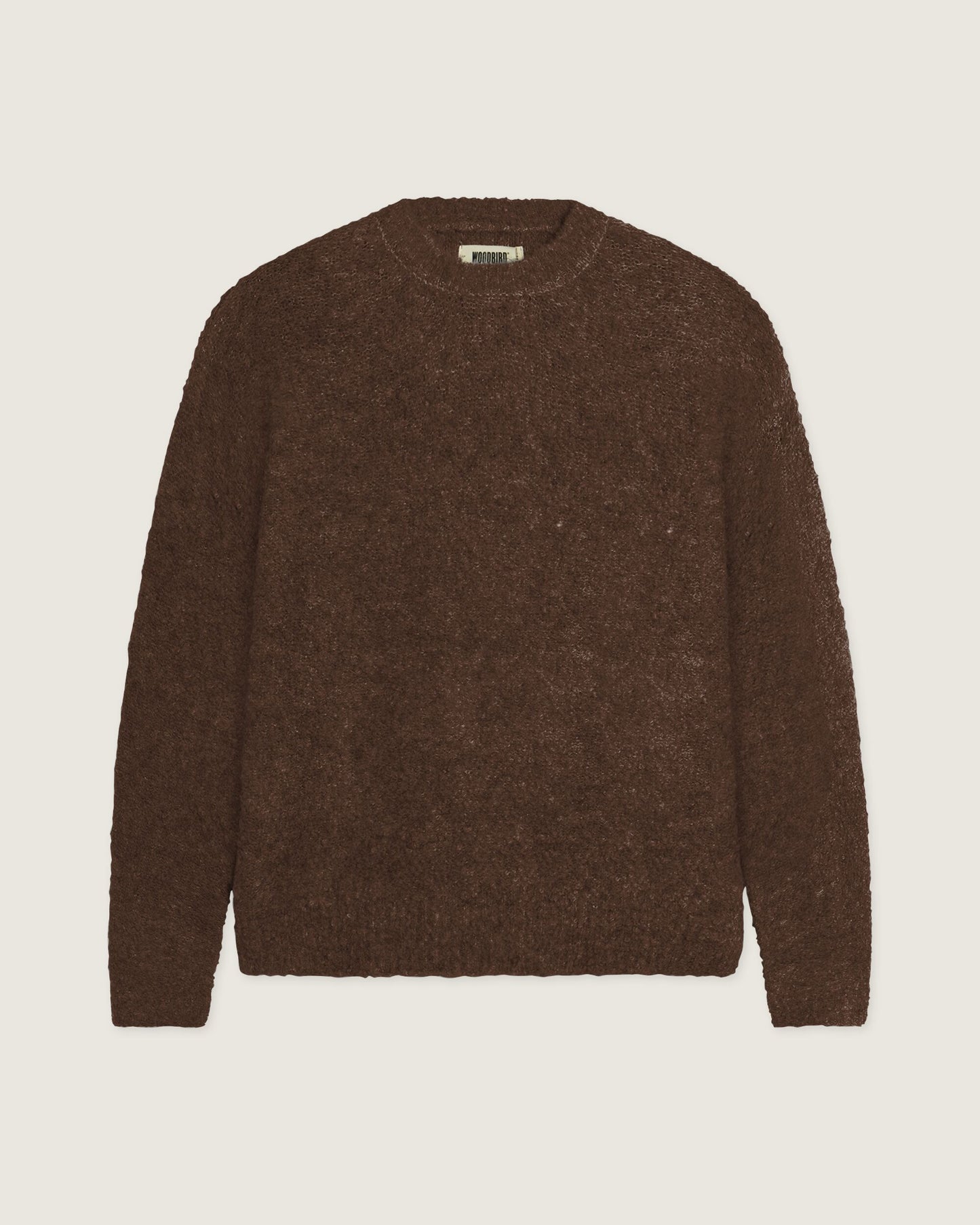 Woodbird WBKurt Loop Crew Knits Dark Brown