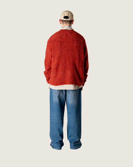 Woodbird WBKurt Loop Crew Knits Dark Red