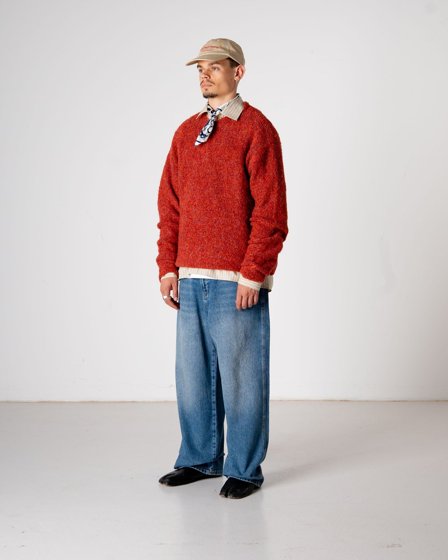 Woodbird WBKurt Loop Crew Knits Dark Red