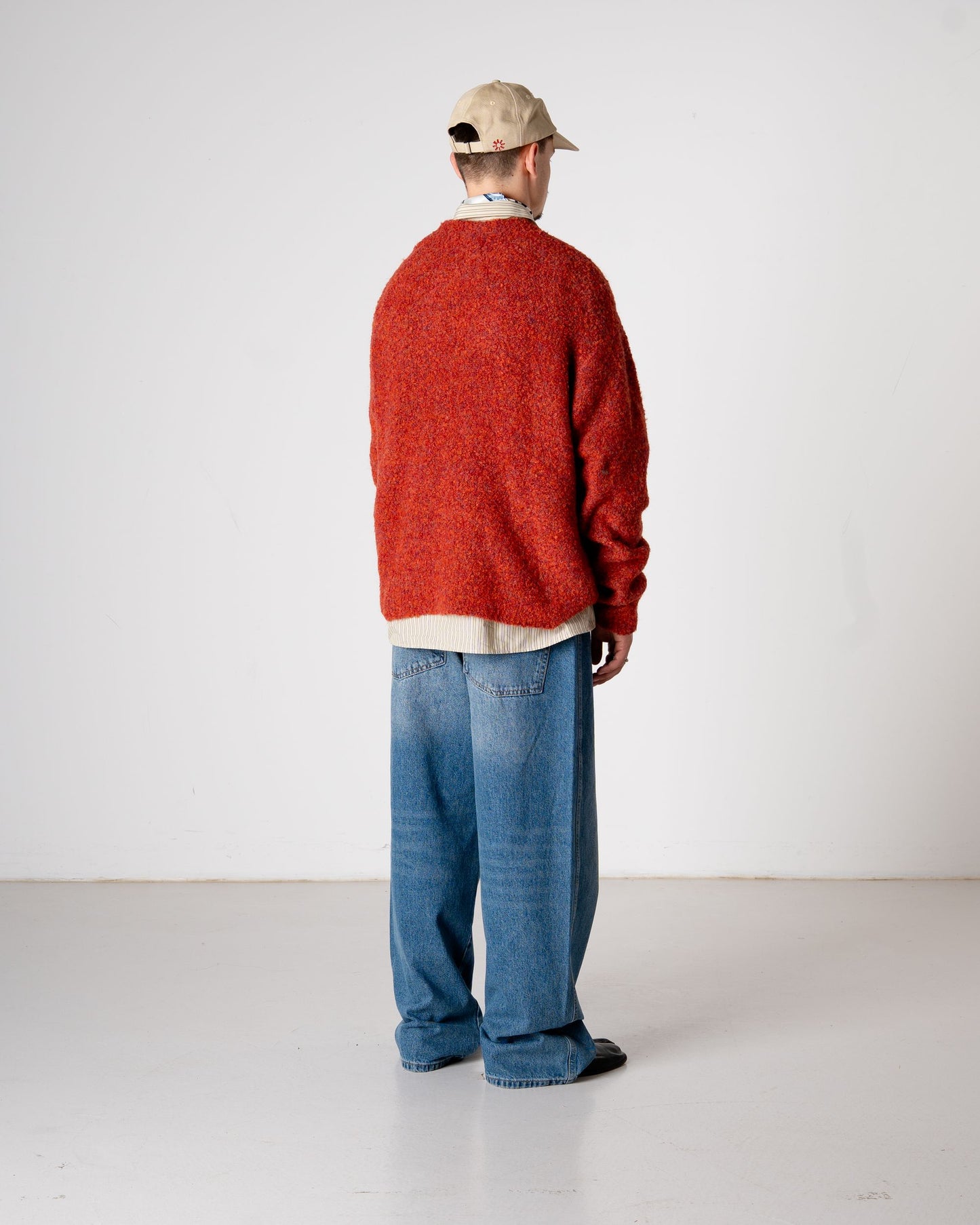 Woodbird WBKurt Loop Crew Knits Dark Red