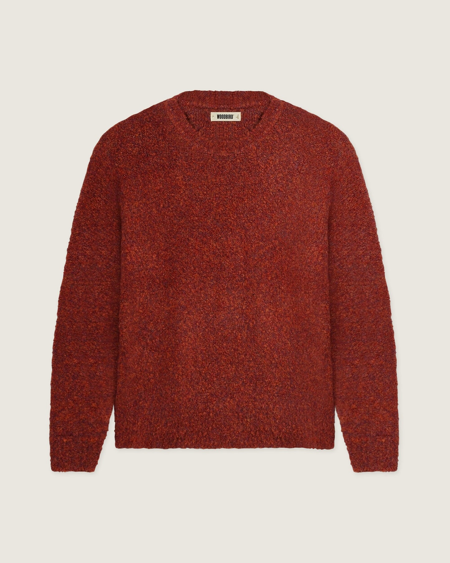 Woodbird WBKurt Loop Crew Knits Dark Red