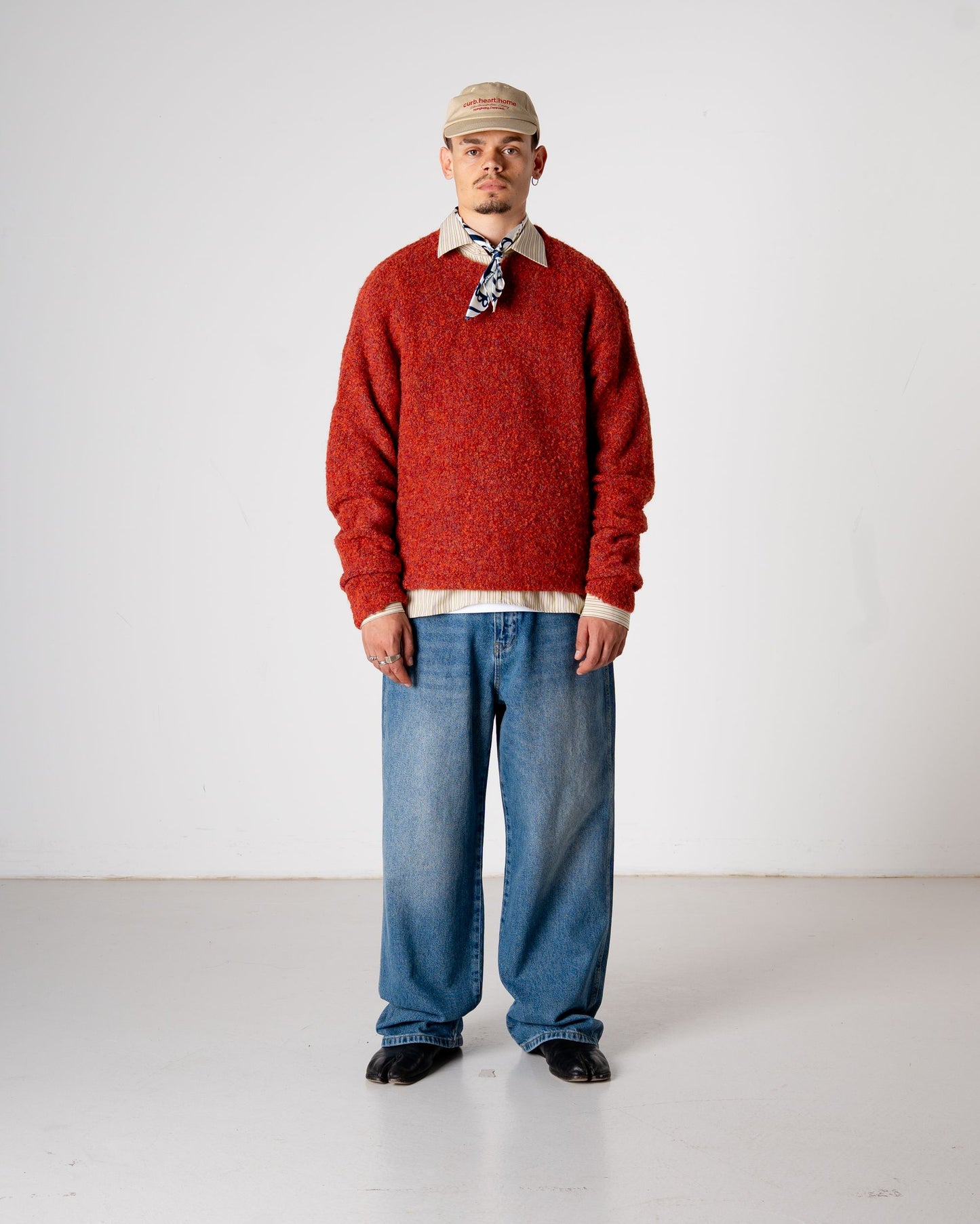 Woodbird WBKurt Loop Crew Knits Dark Red